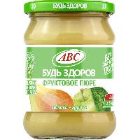 фото: Пюре яблочно-грушевое АВС 450гр