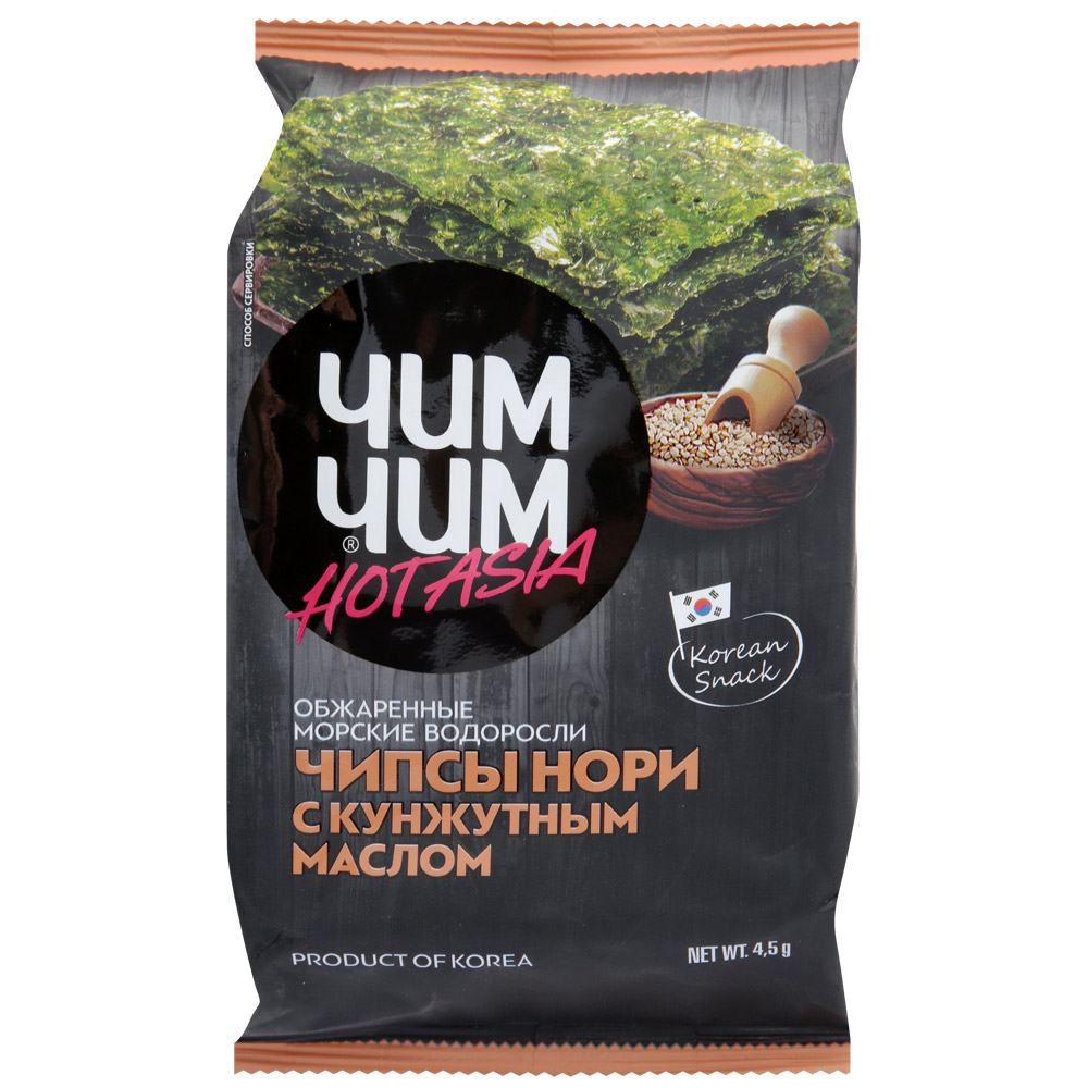 Чипсы нори Кунжут, Чим-Чим 4,5 г