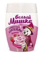 фото: Молочный коктейль БЕЛЫЙ МИШКА Малина гранула ПЭТ 300 гр