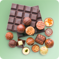 Шоколад, конфеты, суфле