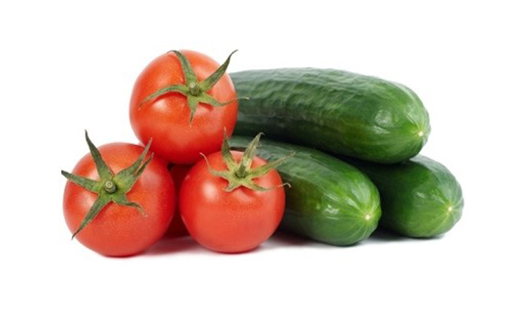 томат огурец