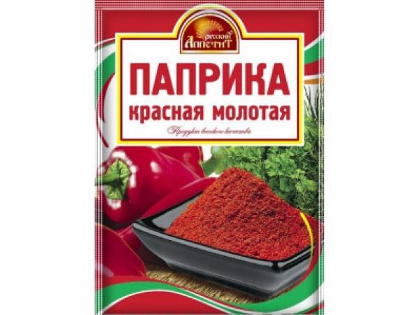 Паприка Молотая 10г Русский Аппетит