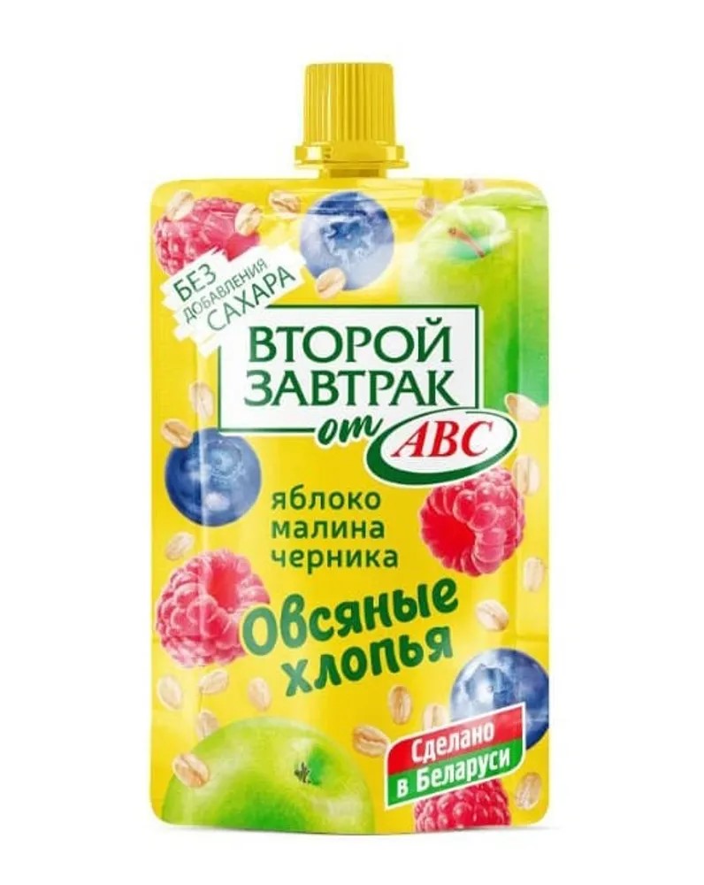 Десерт_фруктовый_Второй_завтрак_от_АВС_Яблоко__малина_и_черника_с_овсяными_хлопьями_200г._АВС