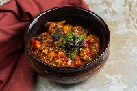 Овощное соте со свининой