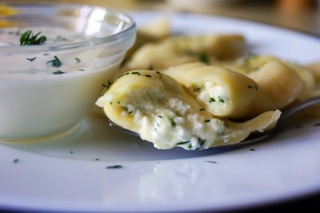 вареники с сыром и творогом