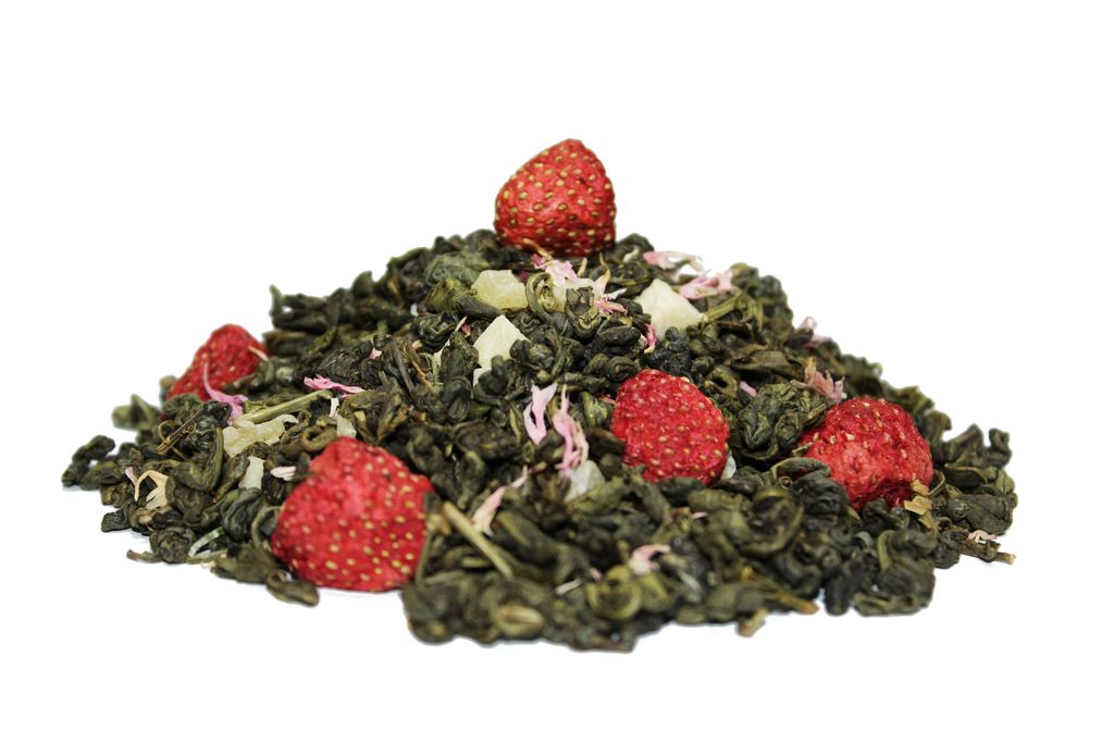 Чай зеленый «Земляника со сливками», 50гр