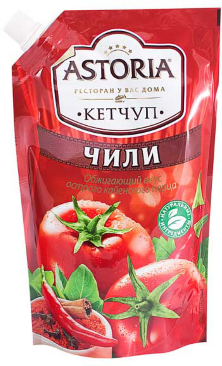 Кетчуп Астория Чили 330гр.