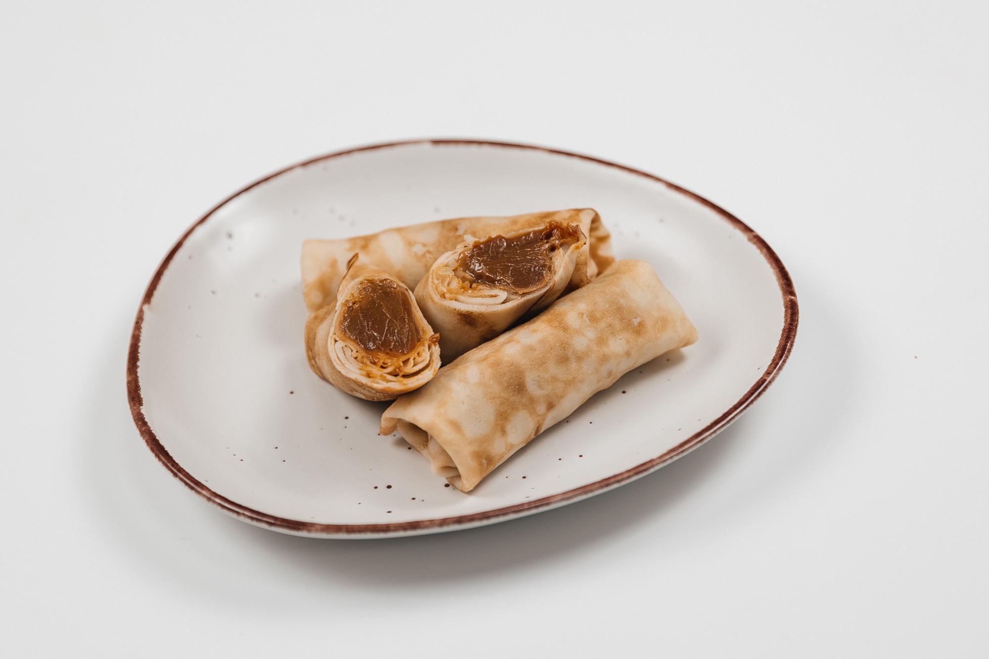 блины сгущенка