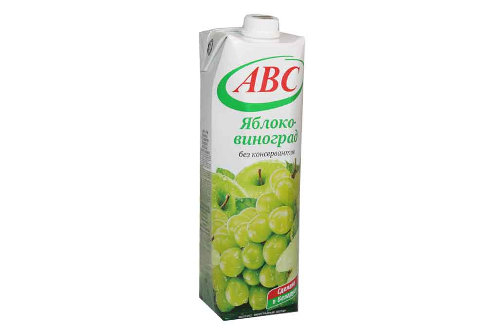Нектар АВС Яблочно-Виноградный 1л. Беларусь