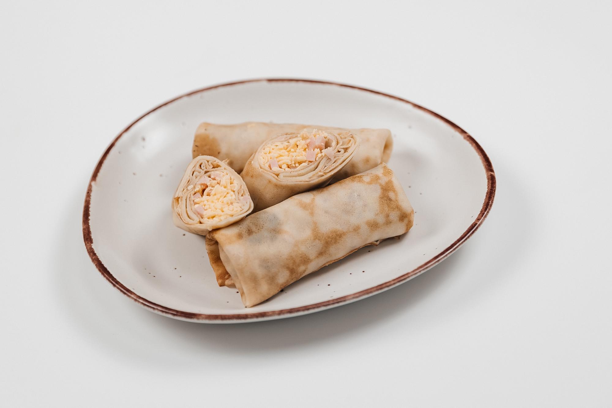 блины ветчина сыр