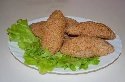 Зразы куриные с сыром и грибами